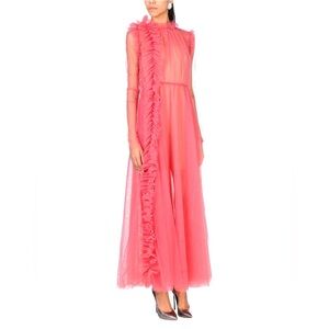 Authentic MSGM Vibrant Pink Sheer gown sexy with tag